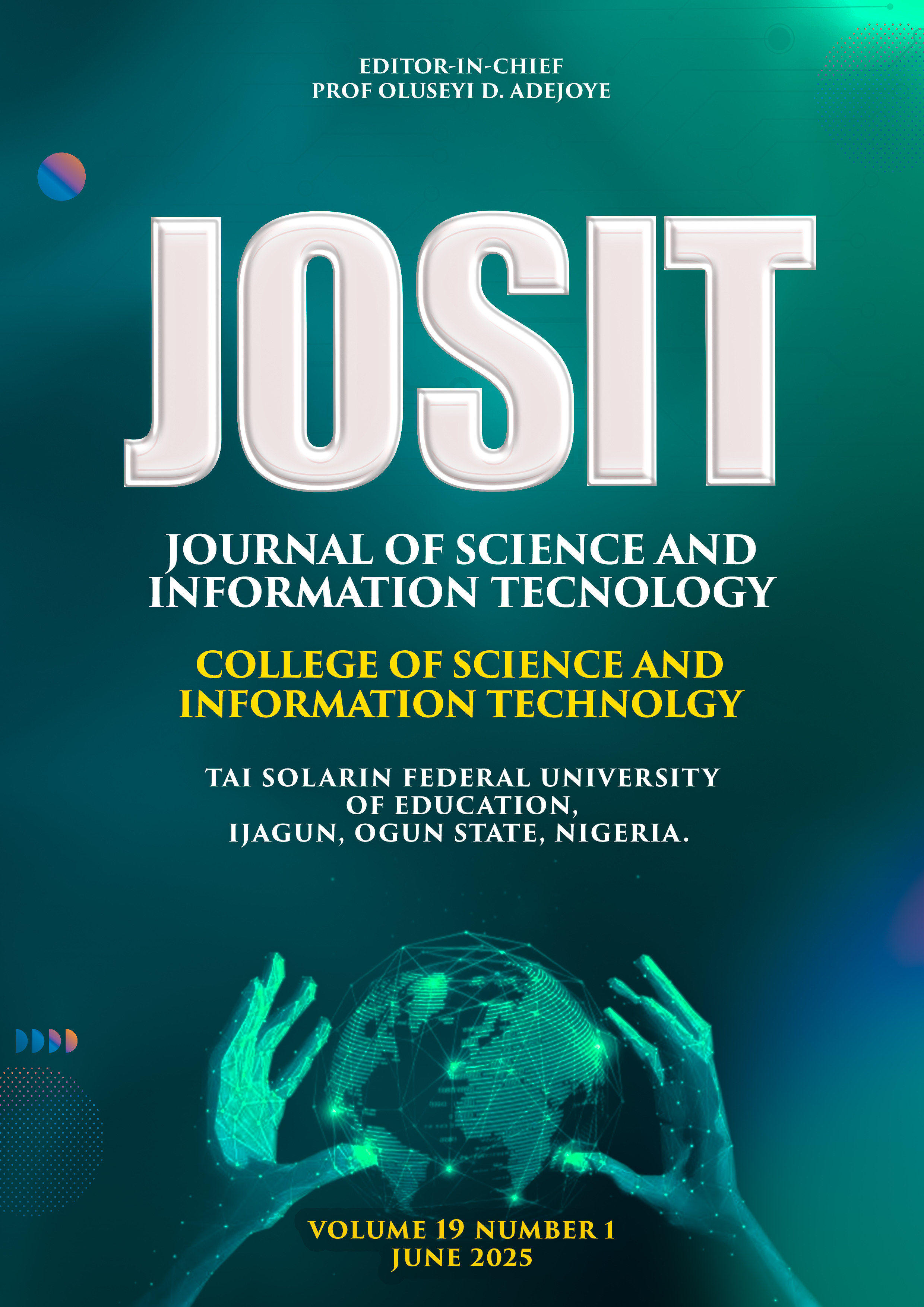 					View Vol. 19 No. 1 (2025): JOSIT
				